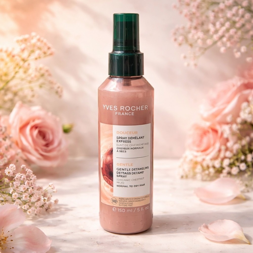 Yves Rocher Gentle Detangling Milky Spray with Organic Chestnut‎ Milk #0712